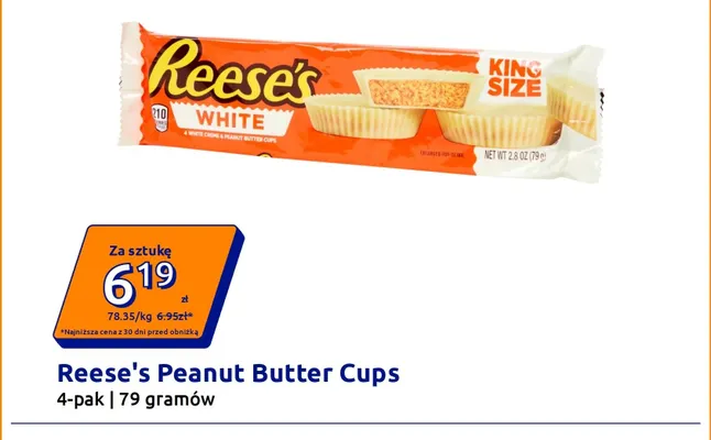 Reese's Peanut Butter Cups 4-pak promocja w Action