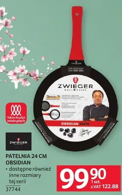 Patelnia 24 cm OBSIDIAN ZWIEGER promocja w Selgros