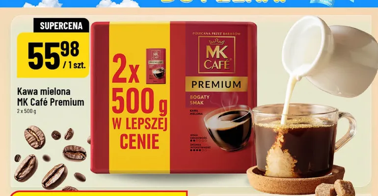 Kawa mielona MK Café Premium promocja w POLOmarket