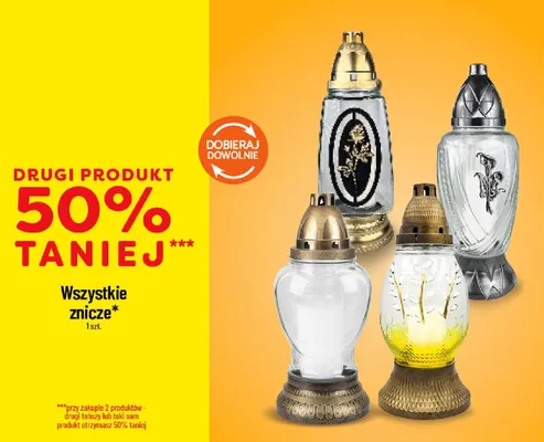 Wszystkie znicze promocja w POLOmarket
