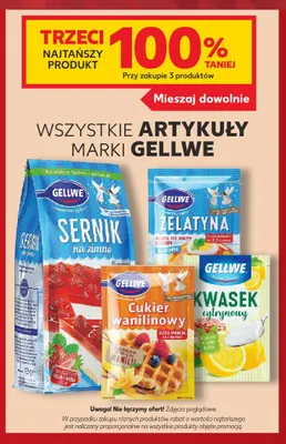 Cukier wanilinowy Gellwe promocja w Kaufland