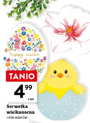 Serwetka wielkanocna mix wzorów promocja w Intermarche