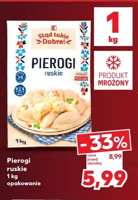 Pierogi ruskie Stąd takie Dobre! promocja w Kaufland