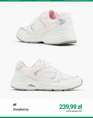 Sneakersy 4F promocja w Deichmann