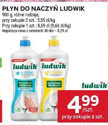 Płyn do naczyń Ludwik różne rodzaje promocja w Stokrotka