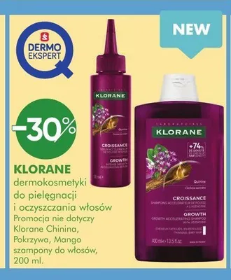 Dermokosmetyki do pielęgnacji i oczyszczania włosów Klorane promocja w Super-Pharm
