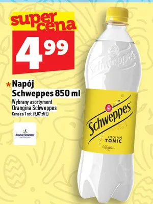 Napój Schweppes 850ml promocja w TOPAZ