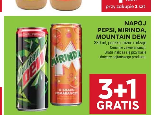Napój gazowany Mirinda promocja w Stokrotka