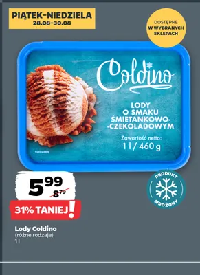 Lody Coldino promocja w Netto