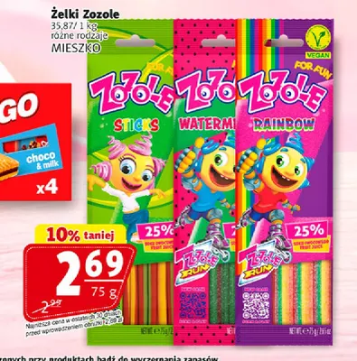 Żelki Zozole Mieszko promocja w Prim Market