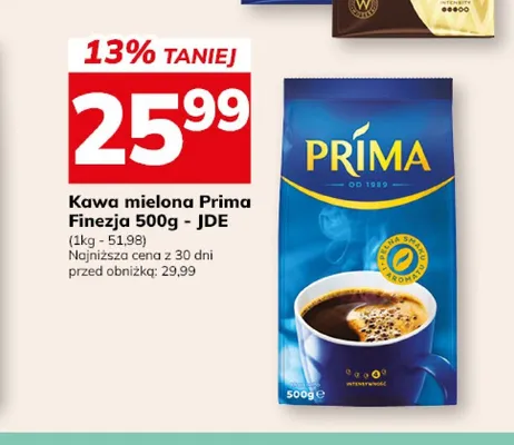 Kawa mielona Prima Finezja promocja w Hitpol