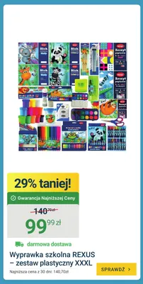 Wyprawka szkolna Rexus zestaw plastyczny XXXL promocja w ERLI
