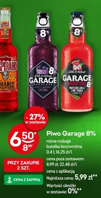 Piwo 8% różne rodzaje promocja w Żabka