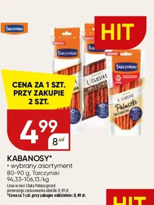 Kabanosy wybrany asortyment promocja w Chata Polska