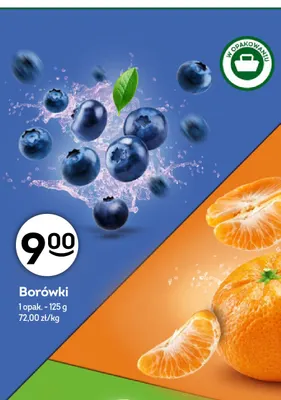 Borówki promocja w Żabka