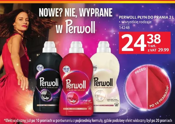 Płyn do prania Perwoll Renew White promocja w Selgros