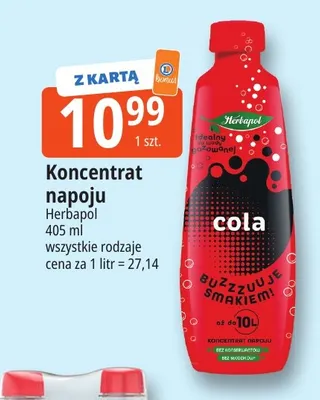 Koncentrat napoju Herbapol promocja w Leclerc