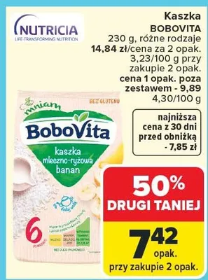 Kaszka Bobovita 230g promocja w Carrefour