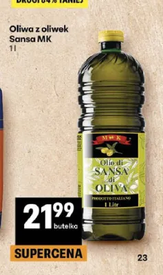 Oliwa z oliwek Sansa MK promocja w Delikatesy Centrum