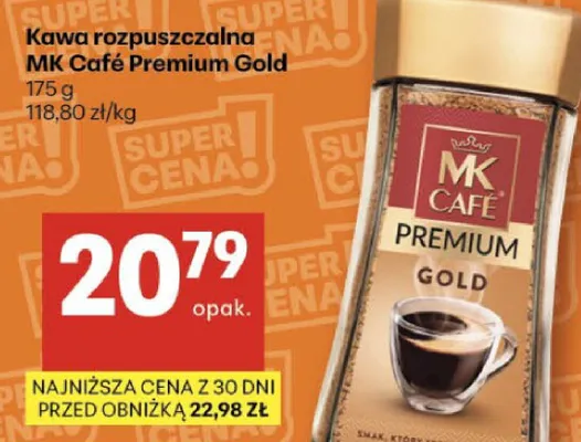 Kawa rozpuszczalna Premium Gold promocja w Delikatesy Centrum
