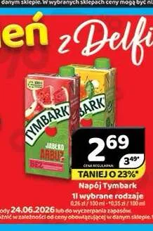 Napój Tymbark promocja w Delfin