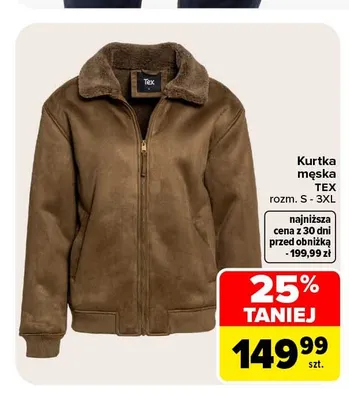 Kurtka męska TEX promocja w Carrefour