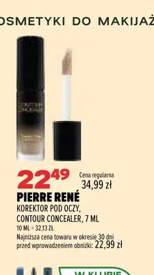 Korektor pod oczy Contour Concealer Pierre René promocja w Drogerie Natura