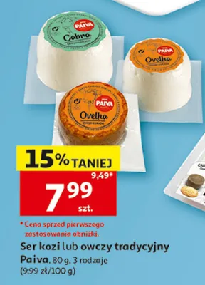 Ser kozi tradycyjny Paiva promocja w Auchan