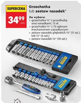 Grzechotka lub zestaw nasadek promocja w Biedronka