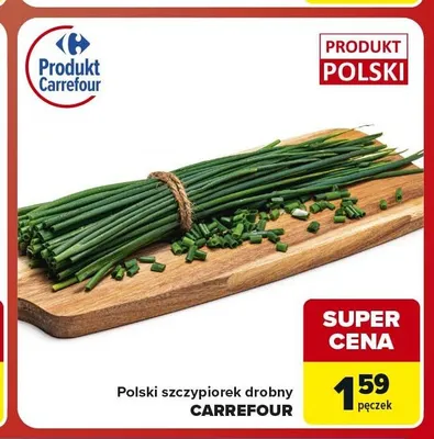 Szczypiorek drobny Carrefour polski promocja w Carrefour Market