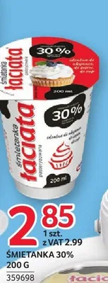 Śmietanka 30% Łaciate promocja w Selgros