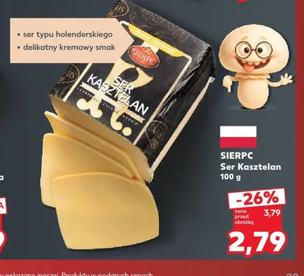 Ser Kasztelan Sierpc promocja w Kaufland