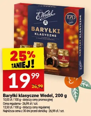 Barylki klasyczne Wedel promocja w Twój Market