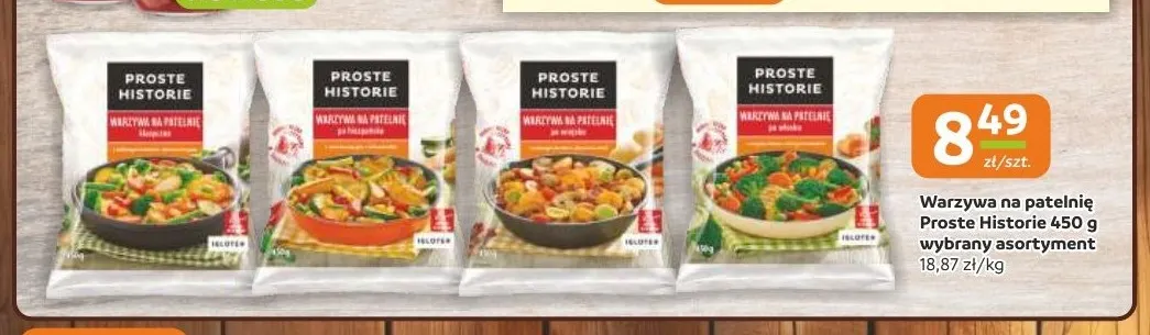 Warzywa na patelnię Proste Historie promocja w Gama