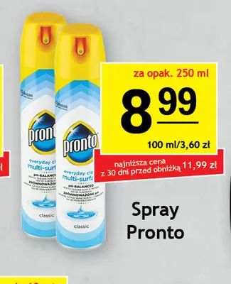 Spray Pronto promocja w Gram Market