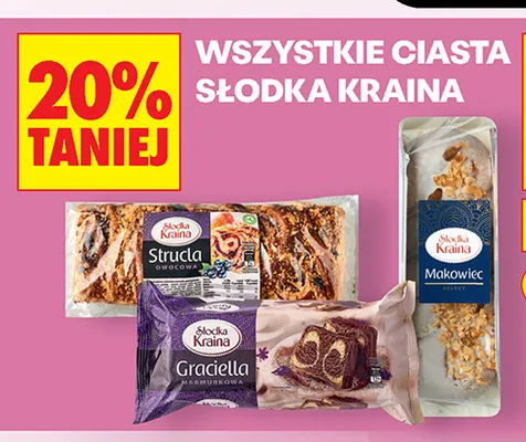 Ciasta Słodka Kraina promocja w Biedronka