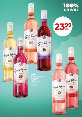 Wino białe Carlo Rossi Refresh Sweet Citrus promocja w Duży Ben