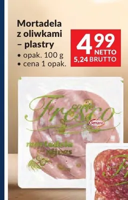 Mortadela z oliwkami plastry Serrano promocja w Makro