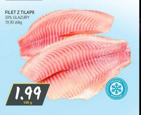 Filet z tilapii 30% glazury promocja w Słoneczko