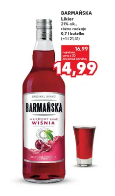 Likier Barmańska promocja w Kaufland
