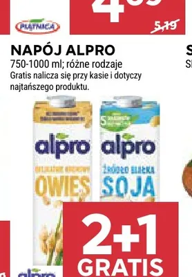 Napój Alpro promocja w Stokrotka