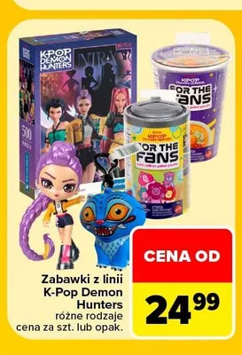 Zabawki z linii K-Pop Demon Hunters promocja w Carrefour