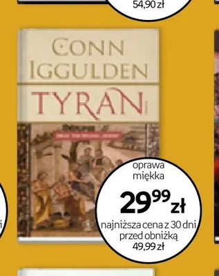 Książka Tyran Conn Iggulden promocja w Empik