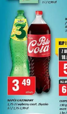 Napój gazowany Polo Cola Zbyszko promocja w Chorten