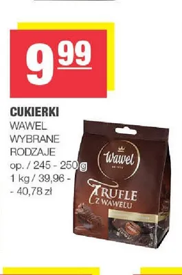 Cukierki Trufle z Wawelu Wawel promocja w SPAR