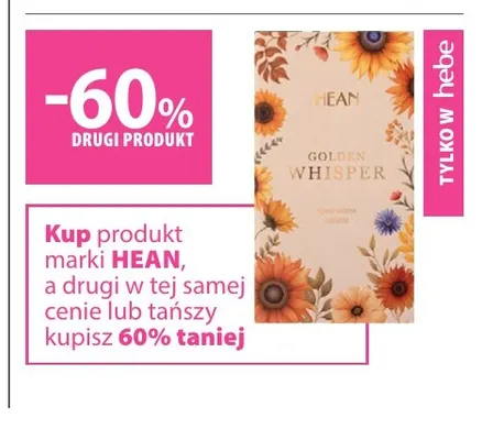 Produkty marki Hean promocja w Hebe