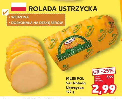 Ser Rolada Ustrzycka promocja w Kaufland