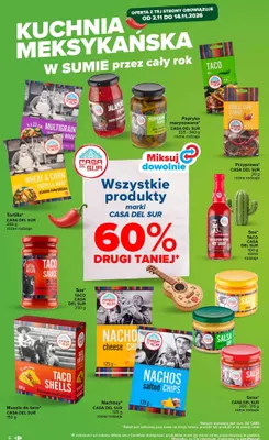 Muszle do taco Casa Del Sur promocja w Carrefour
