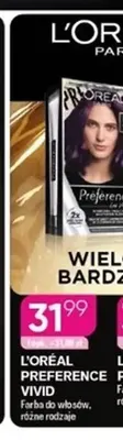 Farba do włosów L'Oréal Préférence Vivid promocja w Drogerie Koliber