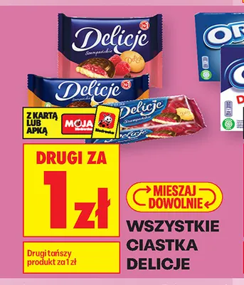 Ciastka Delicje promocja w Biedronka
